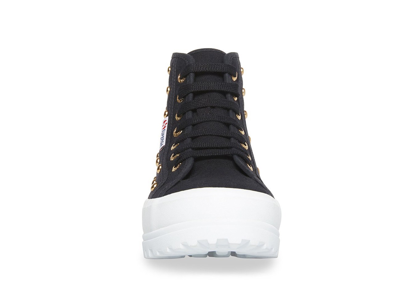 Superga Boots Womens - 2341 Alpina Studs - Black - JKYOR0153